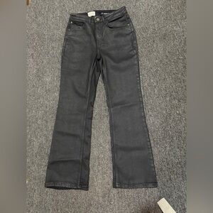 Pilcro Dark Gray Flare Jeans